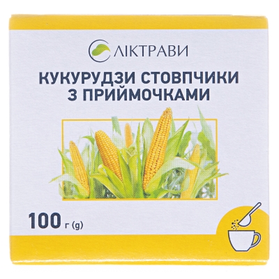 Кукурузы столбики с рыльцами рез.-пресс. по 100 г в пач. с внут. пак.
