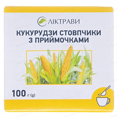 Кукурудзи стовпчики з приймочками різ.-прес. по 100 г у пач. з внут. пак.