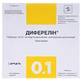 Диферелін порошок д/приг. р-ну д/ін. по 0.1 мг №7 у флак. з р-ком