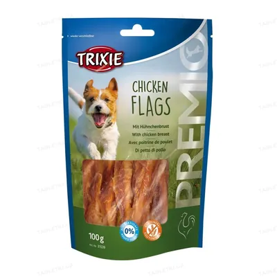 Ласощі для собак Trixie 31539 PREMIO Chicken Flags з куркою, 100 г