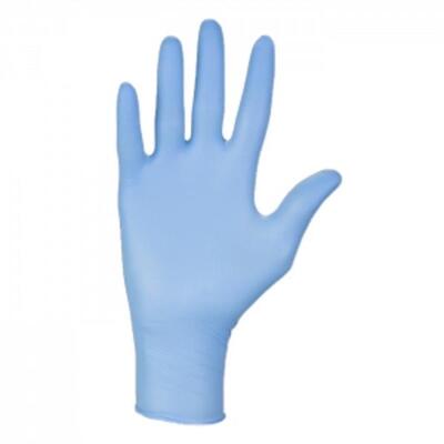 Перчатки смотровые Mercator Medical Nitrylex Classic нитриловые неопудренные, размер XS, нестерильные, синие, 100 штук