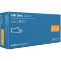 Перчатки смотровые Mercator Medical Nitrylex Classic нитриловые неопудренные, размер XS, нестерильные, синие, 100 штук