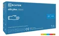 Рукавички оглядові Mercator Nitrylex Classic нітрилові непудровані, розмір M, нестерильні, блакитні, 100 штук