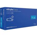 Перчатки смотровые Mercator Medical Nitrylex basic нитриловые неопудренные, размер M, нестерильные, синие, 100 штук