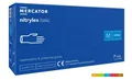 Рукавички оглядові Mercator Nitrylex basic нітрилові неопудрені, розмір M, нестерильні, сині, 100 штук