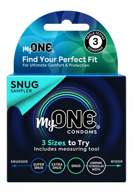 Презервативи My ONE Snug Sampler 3 розміри (вузькі), 3 штуки