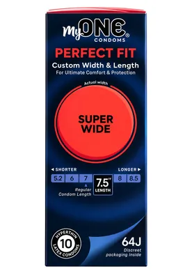 Презервативи My ONE Super Wide & Long ультратонкі збільшеного розміру, 10 штук