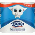Туалетний папір Диво Soft 2 шари білий, 4 рулони