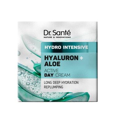 Крем для обличчя Dr.Sante Hydro Intensive Активний Гіалурон + Алое денний, 50 мл