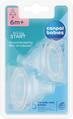 Соска силиконовая Canpol Babies EasyStart 21/733 для каши для бутылочек с широким отверстием, от 6 месяцев, 2 шт