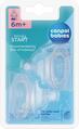 Соска силиконовая Canpol Babies EasyStart 21/731 средняя для бутылочек с широким отверстием, от 6 месяцев, 2 шт