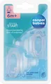 Соска силіконова Canpol Babies EasyStart 21/731 середня для пляшечок з широким отвором, від 6 місяців, 2 шт