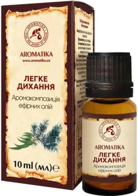 Аромакомпозиція Ароматика Легке дихання, 10 мл