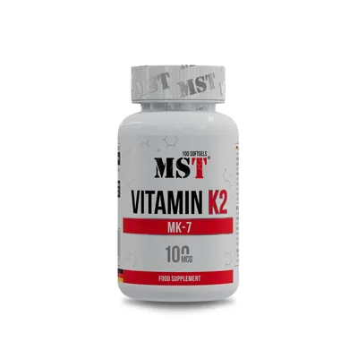 MST Nutrition Vitamin K2 MK7: інструкція + ціна в аптеках