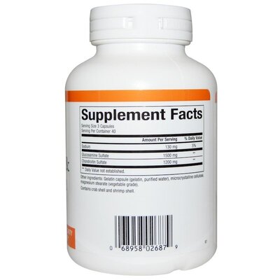 Глюкозамин и хондроитин Natural Factors Glucosamine & Chondroitin 500 мг/400 мг, 120 капсул