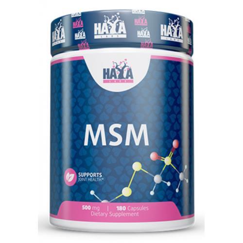 Метилсульфонілметан МСМ Haya Labs MSM 500 мг, 180 капсул