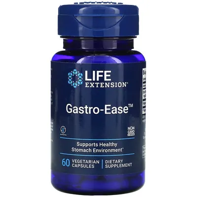 Відновлення шлунка Life Extension Gastro-Ease, 60 вегетаріанських капсул
