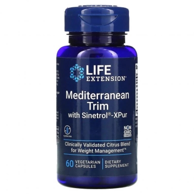 Контроль веса Life Extension Mediterranean Trim, 60 капсул
