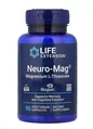 Магній L-треонат Life Extension Magnesium L-Threonate, Neuro-Mag, 90 капсул у рослинній оболонці