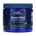 Магній L-треонат Life Extension Magnesium L-Threonate, Neuro-Mag, смак тропічного пуншу, 93,35 г (3,293 унції)