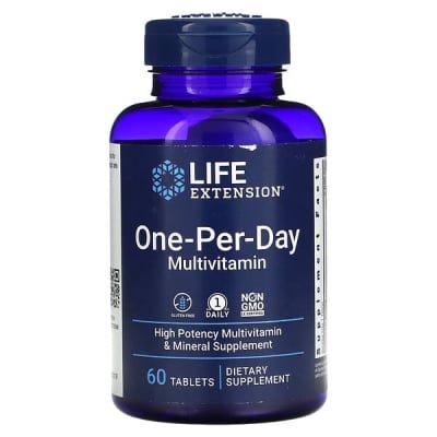 Мультивитамины Одна в день Life Extension One-Per-Day, 60 таблеток