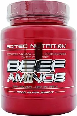 Амінокислоти з яловичини Scitec Nutrition BEEF Aminos, 500 таблеток