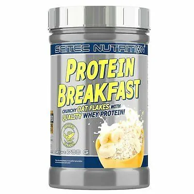 Суміш протеїнова Scitec Nutrition Protein Breakfast з вівсяними пластівцями, банан, 700 г