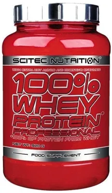 Протеїн сироватковий змішаний Scitec Nutrition 100% Whey Protein Professional банан, 920 г