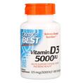 Витамин D3 5000IU Doctor's Best Vitamin D3, 180 желатиновых капсул
