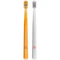 Набір зубних щіток Curaprox CS 5460 Ultrasoft Duo Fox And Bunny Edition 2024 ультрам’які, 2 штуки