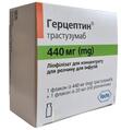Герцептин ліофілізат д/конц. для р-ну д/інф. по 440 мг №1 у флак. з р-ком