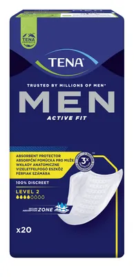 Прокладки урологічні для чоловіків Tena Men Active Fit Level 2, 20 штук