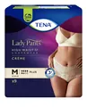 Труси урологічні Tena Lady Pants Plus Creme, розмір М, бежеві, 9 штук