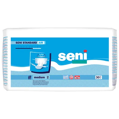 Підгузки для дорослих Seni Standard Air medium, розмір 2, 30 штук