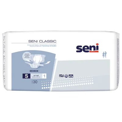 Підгузки для дорослих Seni Classic small, розмір 1, 30 штук