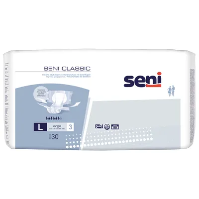 Підгузки для дорослих Seni Classic large, розмір 3, 30 штук