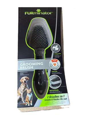 Щітка для собак та котів FURminator Dual Grooming Brush двостороння