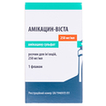Амикацин-Віста розчин д/ін. 250 мг/мл по 2 мл №1 у флак.