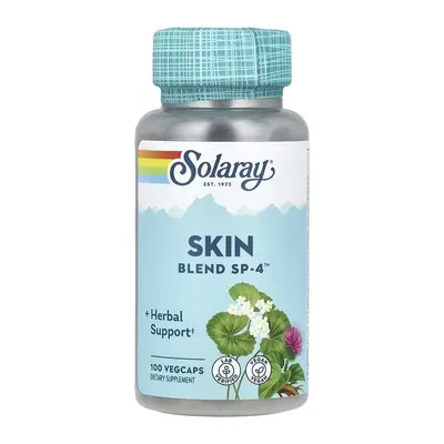 Комплекс для підтримки здоров’я шкіри Solaray Skin Blend SP-4 вег. капсули №100