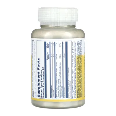 Кальцій, магній Solaray Calcium Magnesium AAC 2:1, 90 капсул