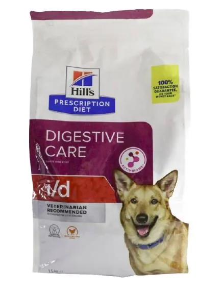 Корм лікувальний для собак Hill's PD Canine I/D при захворюваннях шлунково-кишкового тракту, панкреатиті, 1,5 кг