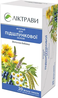Фіточай Ліктрави для підшлункової залози по 1.5 г №20 у філ.-пак
