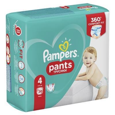 Підгузки-трусики Pampers Pants дитячі розмір 4, 9-15 кг, 30 шт