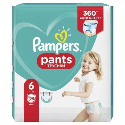 Підгузки-трусики Pampers Pants дитячі розмір 6, 15+ кг, 25 шт