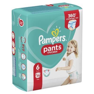 Підгузки-трусики Pampers Pants дитячі розмір 6, 15+ кг, 25 шт