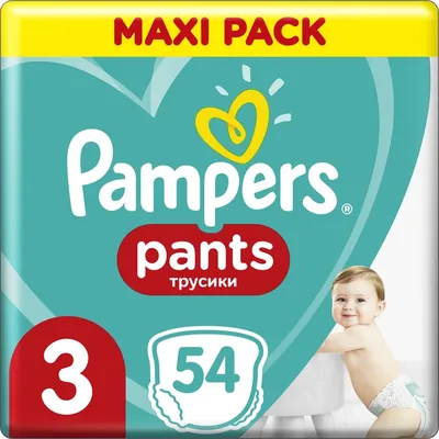 Підгузки-трусики Pampers Pants дитячі розмір 3, 6-11 кг, 54 шт