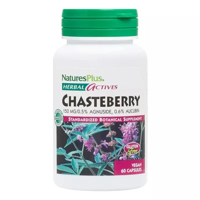 Плоди Авраамового дерева Nature's Plus Herbal Actives Chasteberry 150 мг вег. капсули №60