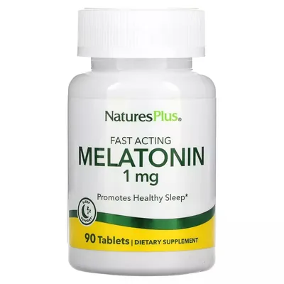 Мелатонін швидкодіючий Nature's Plus Fast Acting Melatonin 1 мг таблетки №90