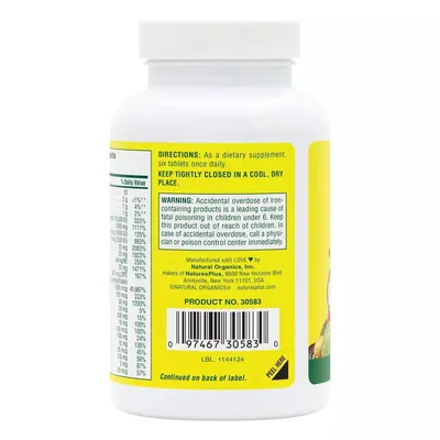 Вітамінно-мінеральний комплекс Nature's Plus Source of Life Multi-Vitamin and Mineral Supplement міні-таблетки №180