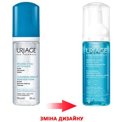 Мусс для лица Uriage Очищение и гигиена кожи очищающий для демакияжа, 150 мл